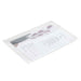 Best Value Rapesco 0695 A4/Foolscap Plastic Popper Wallet, Clear Transparent, Pack of 5
