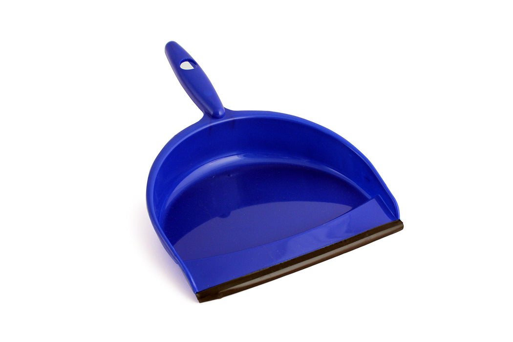 Best Value Abbey Plastic Dustpan and Soft Brush Set, Blue