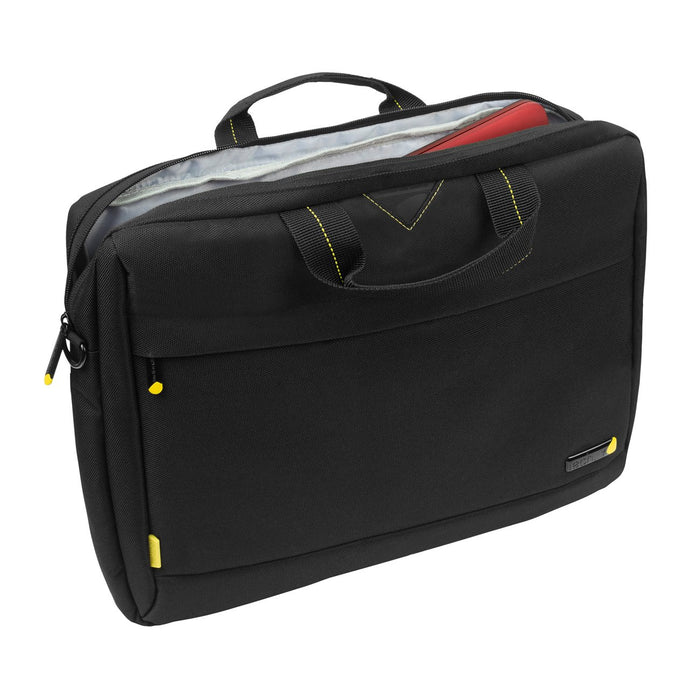 Best Value Techair 1204 Toploading Modern Classic Laptop Bag for 13 - 14.1 inch Notebooks - Black