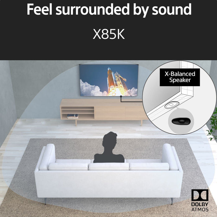 Sony X85K 43 Inch 3840 x 2160 Pixels 4K Ultra HD HDMI HDR Smart TV