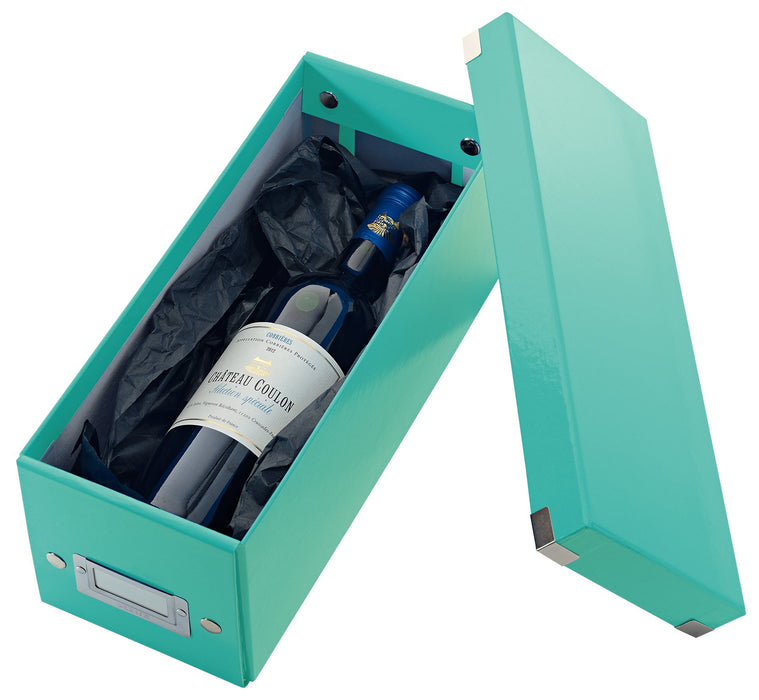 Best Value Leitz CD Storage Box, Ice blue, Click and Store Range, 60410051