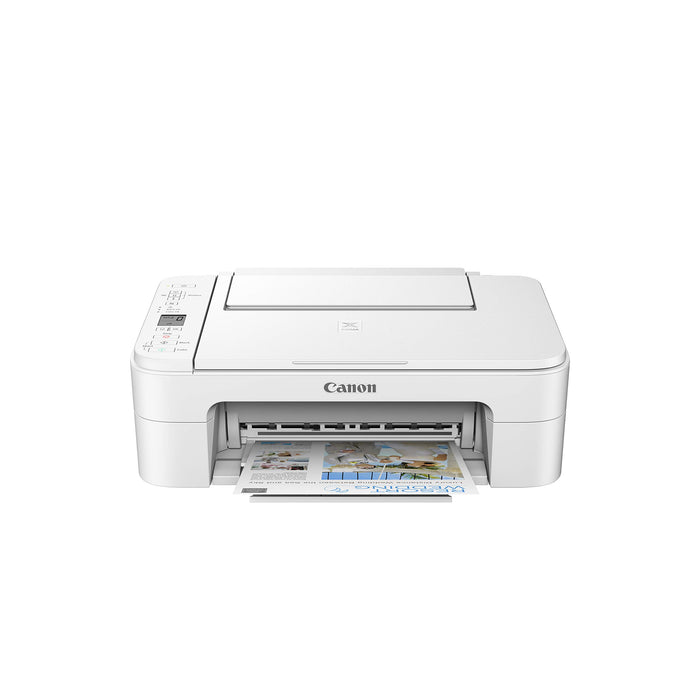 Canon PIXMA TS3351 - Multifunction printer - colour - ink-jet - 216 x 297 mm (original) - A4/Legal (media) - up to 7.7 ipm (printing) - 60 sheets - USB 2.0, Wi-Fi(n) - white