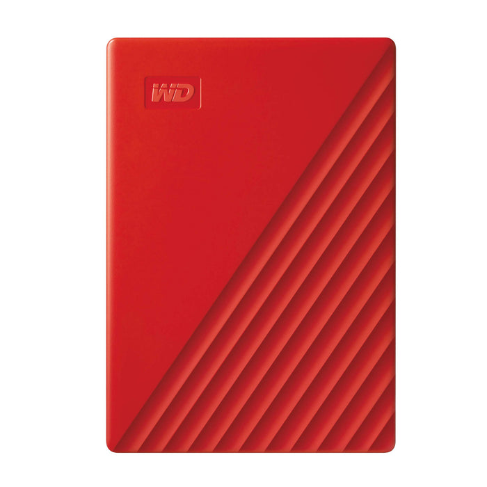 Best Value WD 2TB My Passport Portable Hard Drive with Password Protection and Auto Backup Software - Red