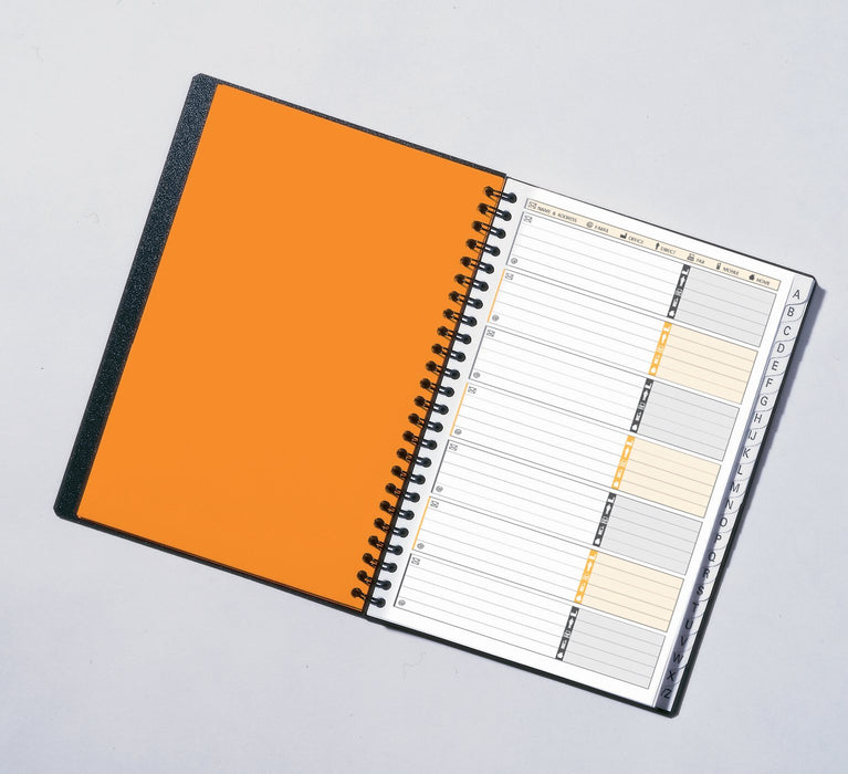 Best Value Oxford International A5 Poly Cover Address Book, Ruled with A-Z Index and Perforated Notebook, 144 Page, 1 Notebook
