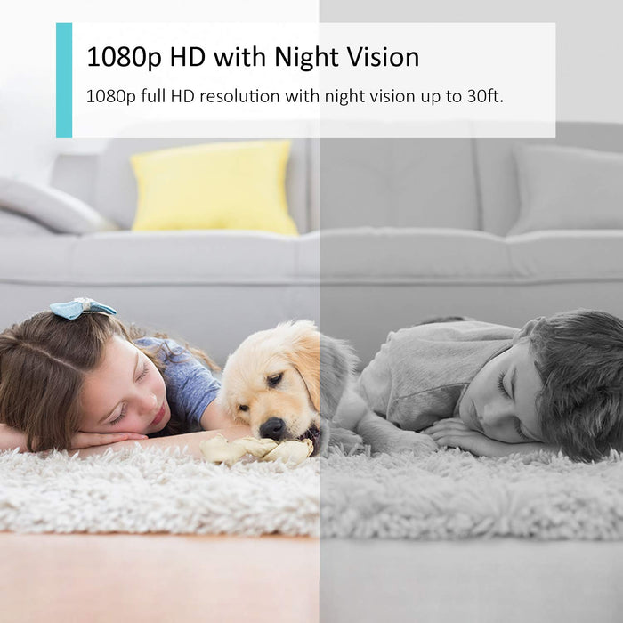 Best Value Kasa Smart Security Camera by TP-Link, 360rotational views, No Hub Required, Works with Alexa(Echo Spot/Show & Fire TV), Google Home/Chromecast, 1080p, 2-Way Audio with Night Vision