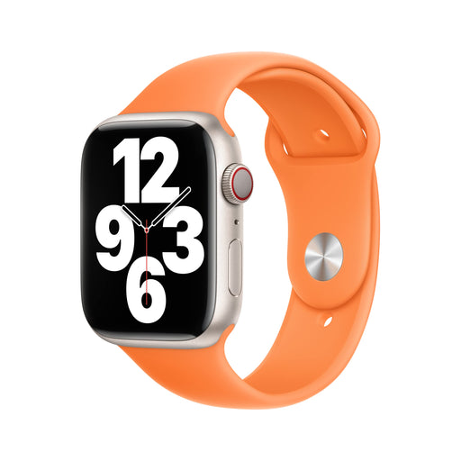 Apple - Band for smart watch - 45 mm - 140-210 mm - bright orange