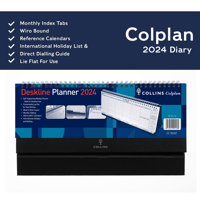 Collins Deskline Planner Week to View 2024 819616
