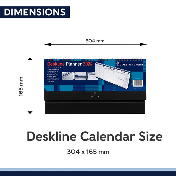Collins Deskline Planner Week to View 2024 819616