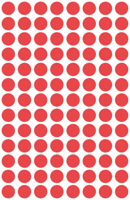 Best Value Avery 32-301 Self Adhesive Dots/Circle Labels - Red (Diameter 8 mm, 70 Labels per Sheet, 560 Labels Total)