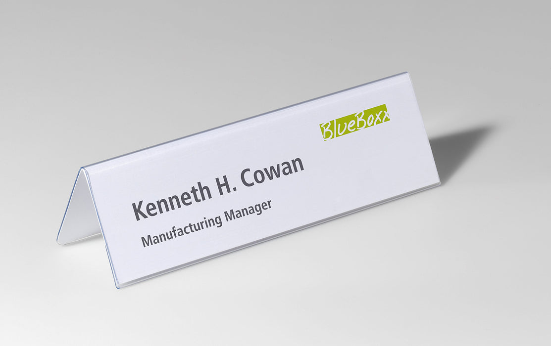Best Value Durable 805219 61/122 x 210 mm Table Place Name Holders