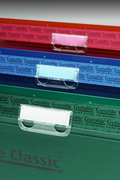 Best Value Rexel 78020 Crystalfile Crystal Tab Plastic, Pack of 50, Clear
