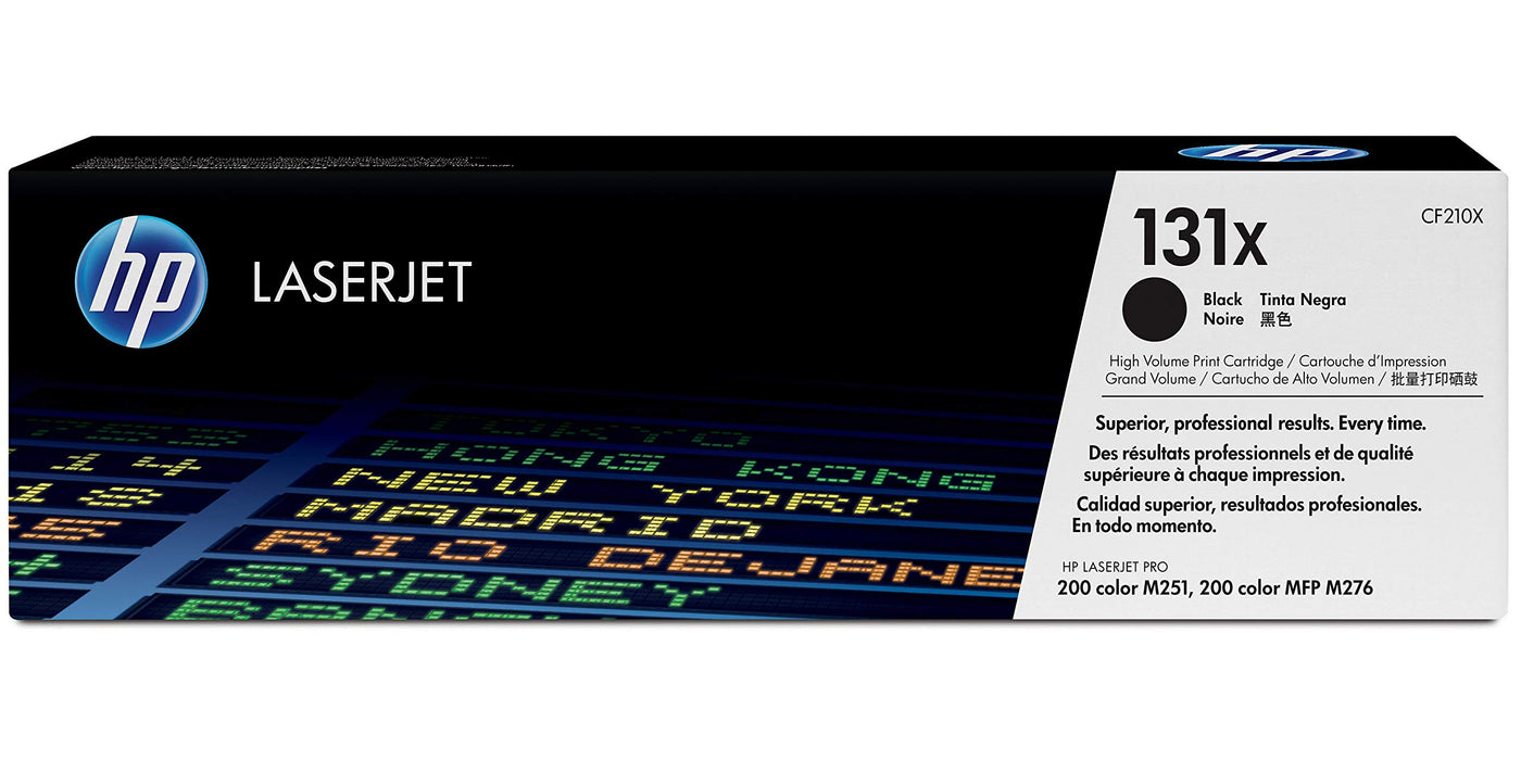 Best Value HP CF210X 131X High Yield Original LaserJet Toner Cartridge, Black, Pack of 1