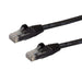 Best Value StarTech.com 15m Black Gigabit Snagless RJ45 UTP Cat6 Patch Cable - 15 m Patch Cord - 15m Cat 6 Patch Cable (N6PATC15MBK)