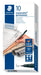 Best Value Staedtler Lumocolor Permanent Pen 318-9 Fine 0.6mm Line - Black ( Box of 10 )