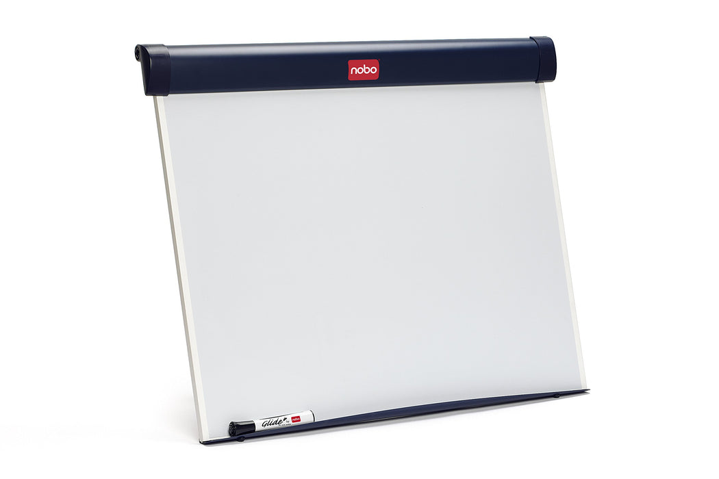 Best Value Nobo Barracuda Magnetic Whiteboard Easel, Desktop Flipchart Easel, 750 x 105 x 655 mm, White