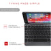 Brydge 7.9 Inch Bluetooth QWERTY English Apple iPad Mini Space Grey Keyboard Case