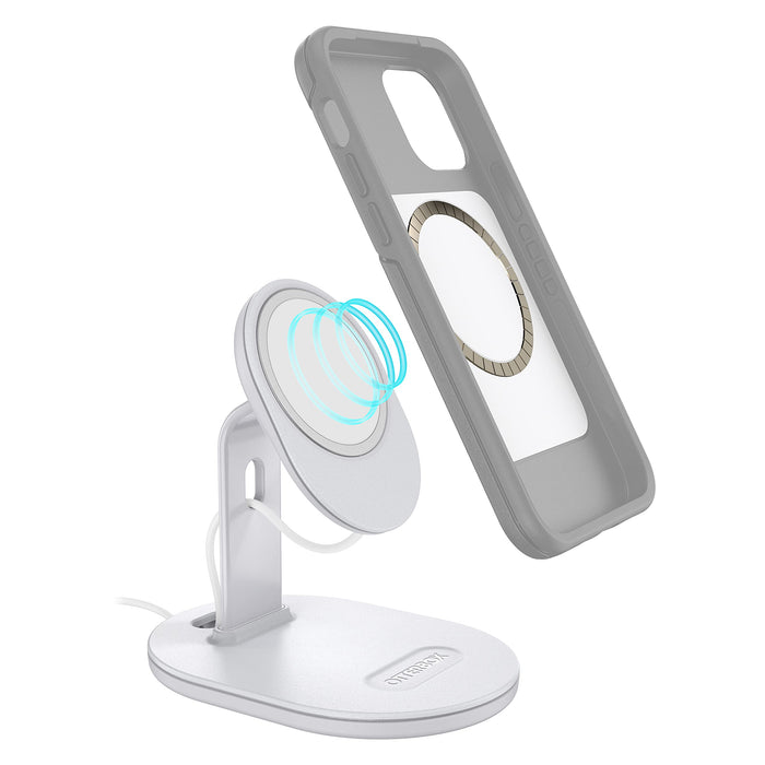 OtterBox Magnetic Wireless Charge Pad Holder Cloud Dream - white