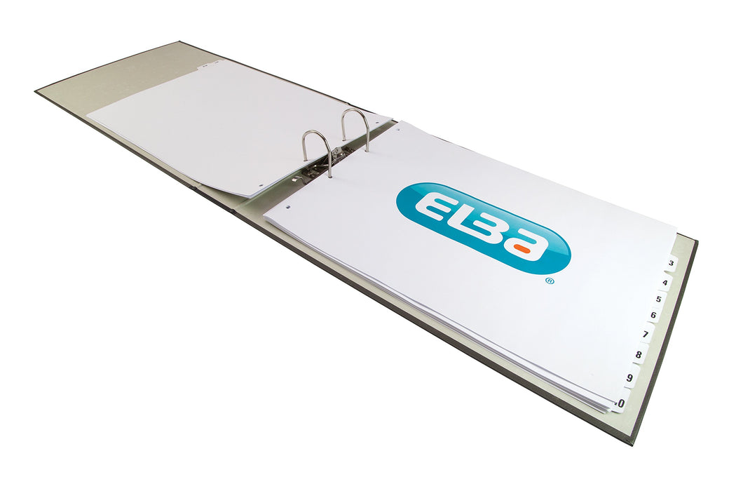 Best Value Elba 70 mm A3 Oblong Lever Arch File - Black