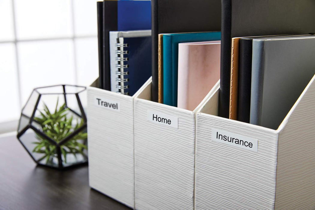 Best Value Dymo 12 mm x 5.5 m Roll D1 Labels, Self-Adhesive Labels for LabelManager Label Printers, Authentic, Black Print on White