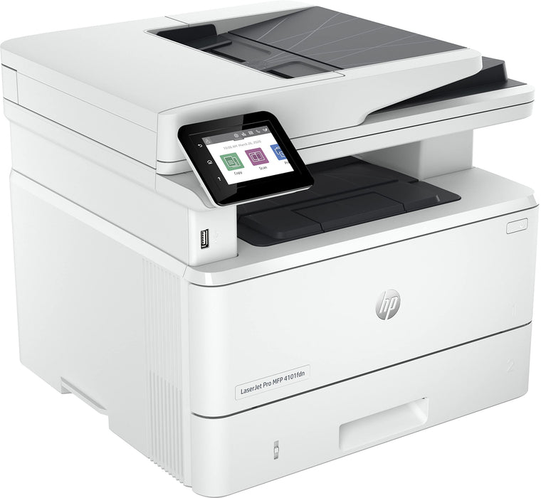 HP LaserJet Pro MFP 4102dw - Multifunction printer - B/W - laser - Legal (216 x 356 mm) (original) - A4/Legal (media) - up to 38 ppm (copying) - up to 40 ppm (printing) - 350 sheets - USB, USB 2.0, Gigabit LAN, Wi-Fi(n), USB host, Bluetooth