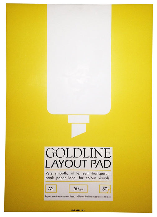Best Value Clairefontaine Goldline Layout Pad, A2, 50 gsm, 80 Sheets