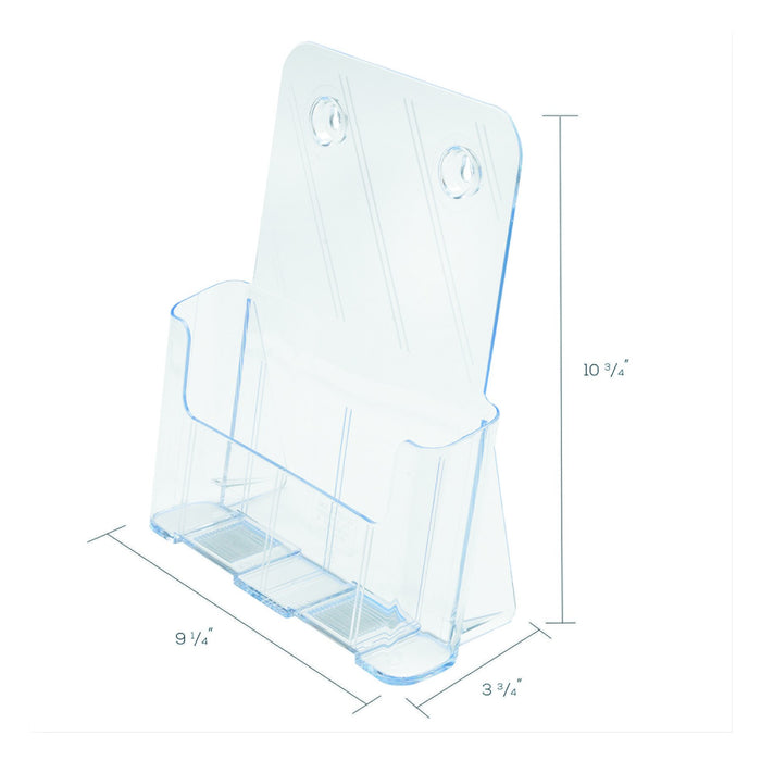Best Value Deflecto 19189 Standard Literature Holder Rigid A4 Clear Ref 77001