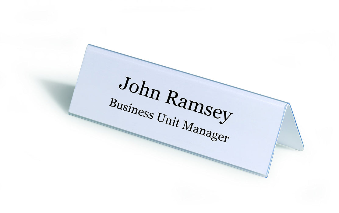 DURABLE Name Holder 805219 Transparent Pack of 25