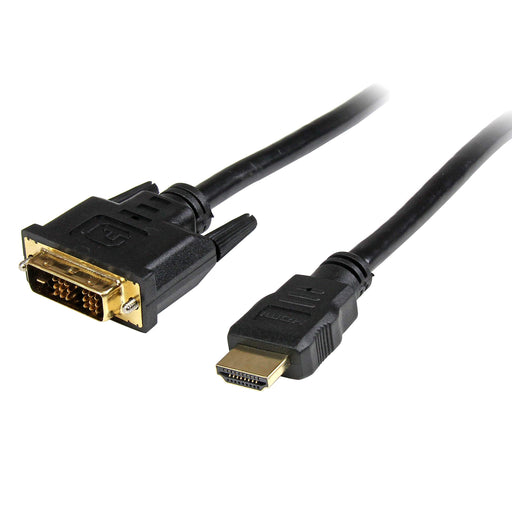Best Value STARTECH.COM 0.5M HDMI to Dvi-D Cable - HDMI to Dvi Adapter / Converter Cable - 1X Dvi-D Male 1X HDMI Male - Black 50 cm, 20In