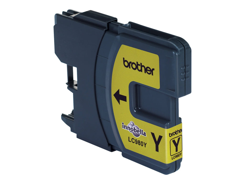 Best Value Brother LC-980Y Inkjet Cartridge, Standard Yield, Yellow, Brother Genuine Supplies