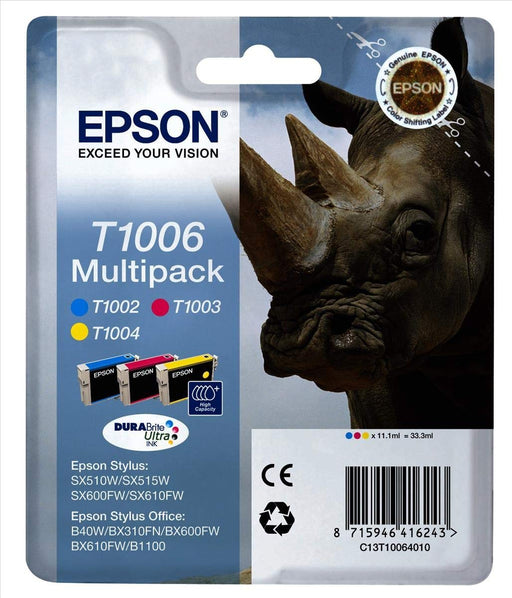 Best Value Epson T100640 11.1ml Hi-Cap CMY Ink