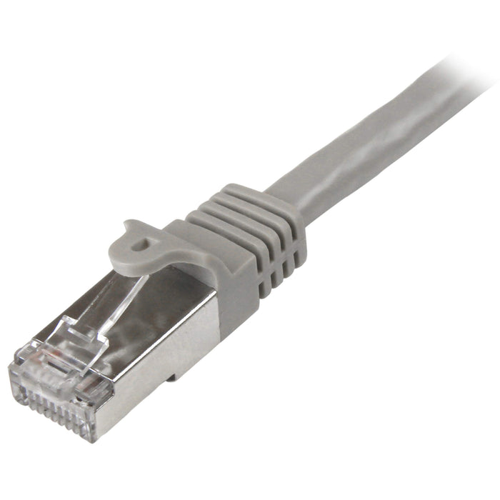 Best Value StarTech.com N6SPAT2MGR 2 m Cat6 Patch Cable, Shielded (SFTP) Snagless Gigabit Network Patch Cable - Grey Cat 6 Ethernet Patch Lead