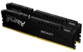 Kingston FURY Beast - DDR5 - kit - 64 GB: 2 x 32 GB - DIMM 288-pin - 5200 MHz / PC5-41600 - CL38 - 1.25 V - unbuffered - on-die ECC
