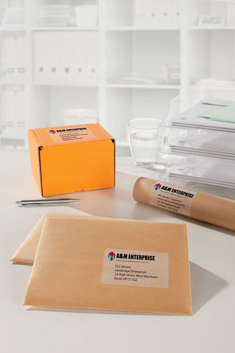 Best Value Avery Self Adhesive Address Mailing Labels, Inkjet Printers, 21 per A4 Sheet, 525 Labels, QuickDRY (J8560)