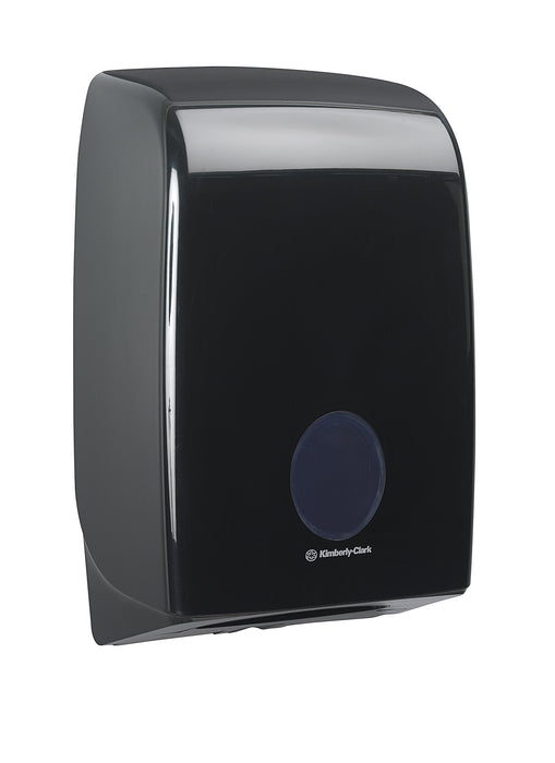 Best Value Aquarius 7171 Interleaved Folded Hand Towel Dispenser, Black, 1 x 1 Dispenser
