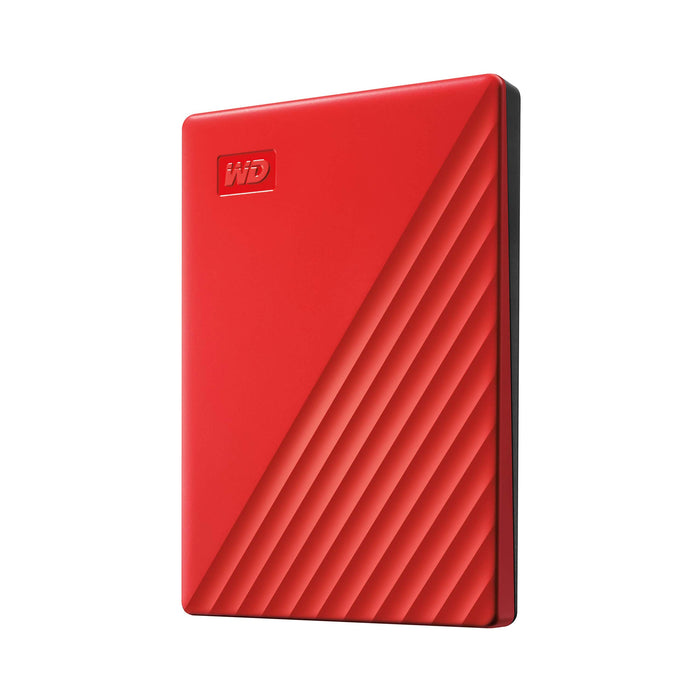 Best Value WD 2TB My Passport Portable Hard Drive with Password Protection and Auto Backup Software - Red