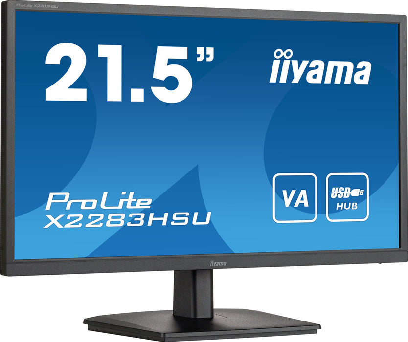 iiyama 54.6 cm (21.5") LED Monitor X2283HSU-B1 Black