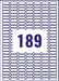 Best Value Avery J8658-25 Self-Adhesive Mini Filing Labels, 189 Labels Per A4 Sheet