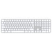 Apple Magic Keyboard with Touch ID and Numeric Keypad - Keyboard - Bluetooth, USB-C - QWERTY - Russian - for iMac (Early 2021), Mac mini (Late 2020), MacBook Air (Late 2020), MacBook Pro