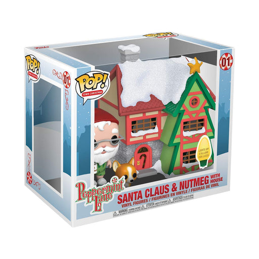 Funko POP! Town Christmas: Pepermint Lane - Santas Clause & Nutmeg w/House - 01 /44423/