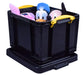 Best Value Really Useful Storage 35 Litre Solid Black