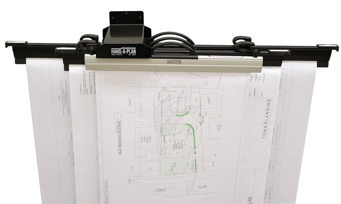 Best Value Arnos Hang-A-Plan Front Load Wall Rack for 10 Binders A0-A2 W140xD300xH100mm Ref 1200