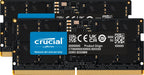 Crucial - DDR5 - kit - 16 GB: 2 x 8 GB - SO-DIMM 262-pin - 4800 MHz / PC5-38400 - CL40 - 1.1 V - unbuffered - non-ECC