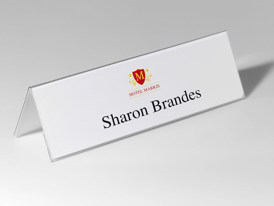 Best Value Durable 105x297mm Table Place Name Holders (Pack of 25)