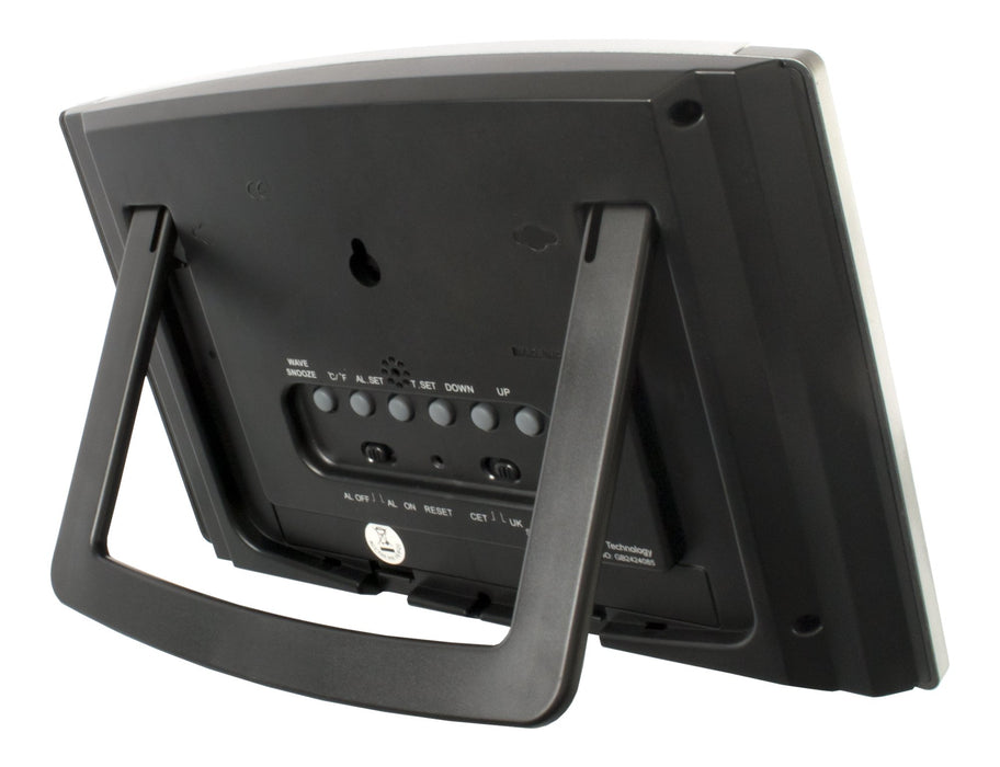 Best Value Acctim Stratus Smartlite Wall/Desk Clock, Silver