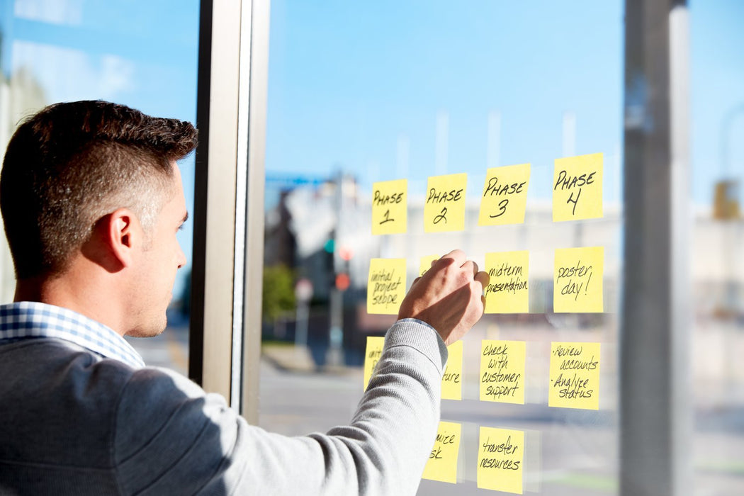 Best Value Post it Notes Super Sticky Z-Notes, 76mm x 76mm, Canary Yellow, 6 pads, 90 sheets per pad