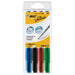 Best Value BIC Velleda 1741 Whiteboard Pens - Assorted Colours, Plastic Wallet of 4