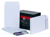 Best Value Plus Fabric C4 Prestige White 120gsm Gusset P&S Powertac Pocket Box of 100 Envelopes