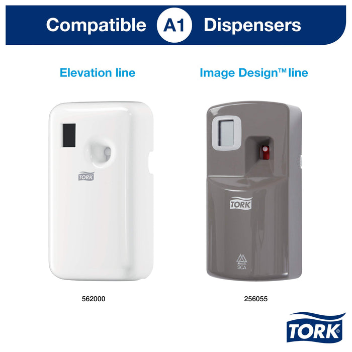 Best Value Tork 236051 Air Freshener Spray A1 / Refill Compatible with A1 Air Freshener System/Premium Room Freshener/Tropical Fruit