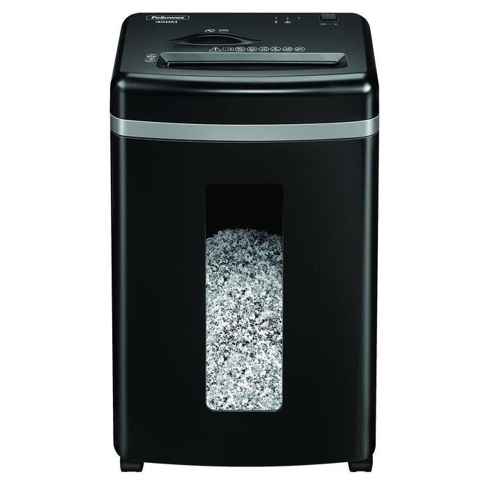 Best Value Fellowes Powershred 450M Paper Shredder, 9 Sheet Micro-Cut Shredder For the Small or Home Office With Silent Shred Technology