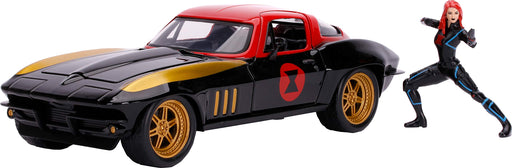 Marvel: Avengers - Black Widow & 1966 Chevy Corvette - 1/24 Scale Die Cast Vehicle (UK Only)